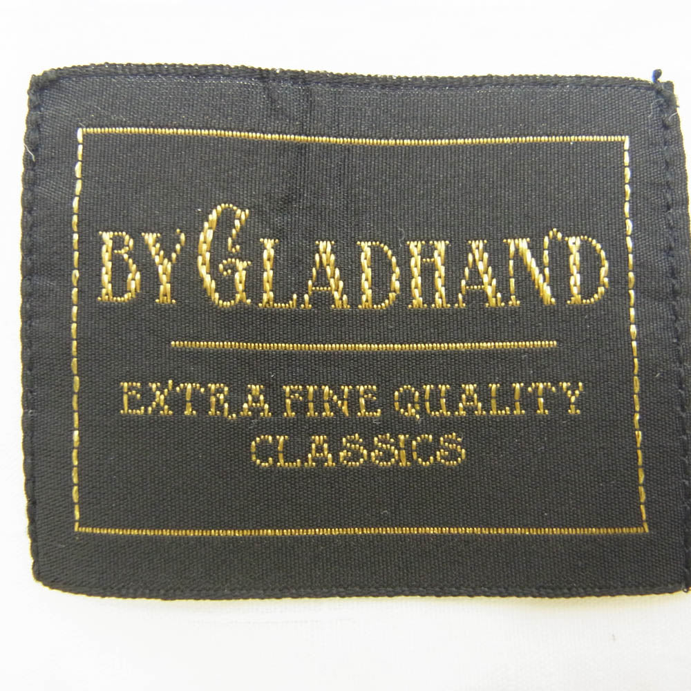 BY GLADHAND バイグラッドハンド 13AW BYGH-13-AW-18 総柄 ボタンダウン 長袖 シャツ オフホワイト系 M【中古】
