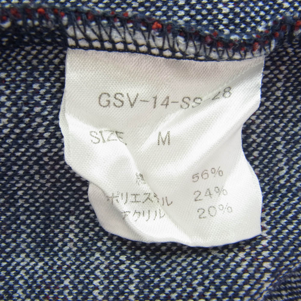 GANGSTERVILLE ギャングスタービル 14SS GSV-14-SS-28 SNOOPY S/S SHIRTS コットン ツイード ジャガード オープンカラー 半袖 シャツ レッド系 M【中古】