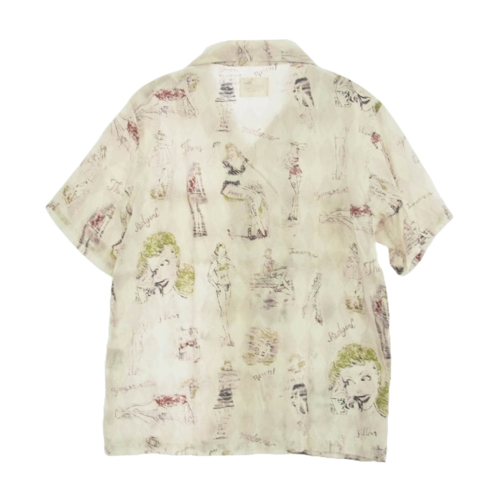 GANGSTERVILLE ギャングスタービル 14SS GSV-14-SS-21 総柄 オープンカラー 半袖 シャツ マルチカラー系 M【中古】