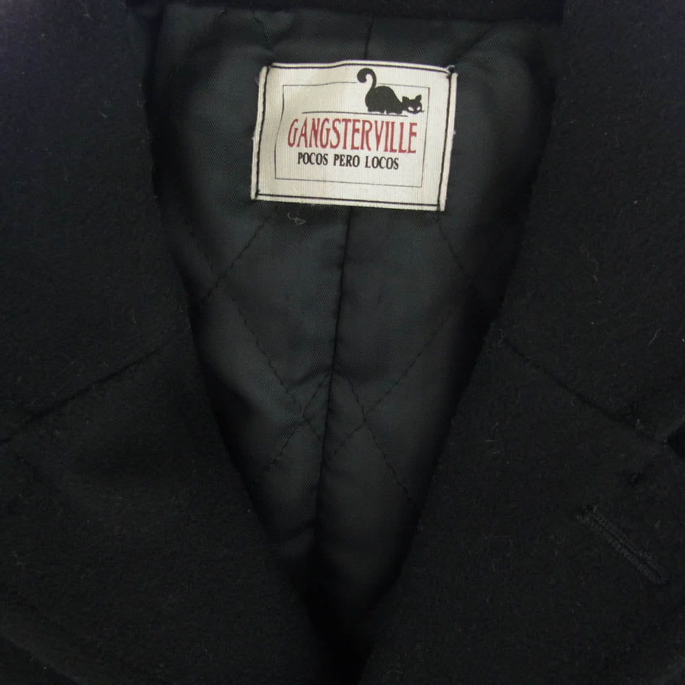 GANGSTERVILLE ギャングスタービル 13AW GSV-13-AW-09 CHESTERFIELD COAT チェスター ウール コート ブラック系 S【中古】