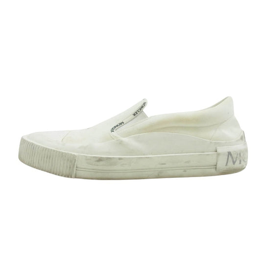 MONCLER モンクレール GLISSIERE TRI SLIP-ON ロゴ スリッポン スニーカー ホワイト ホワイト系 表記無し実寸28cm【中古】