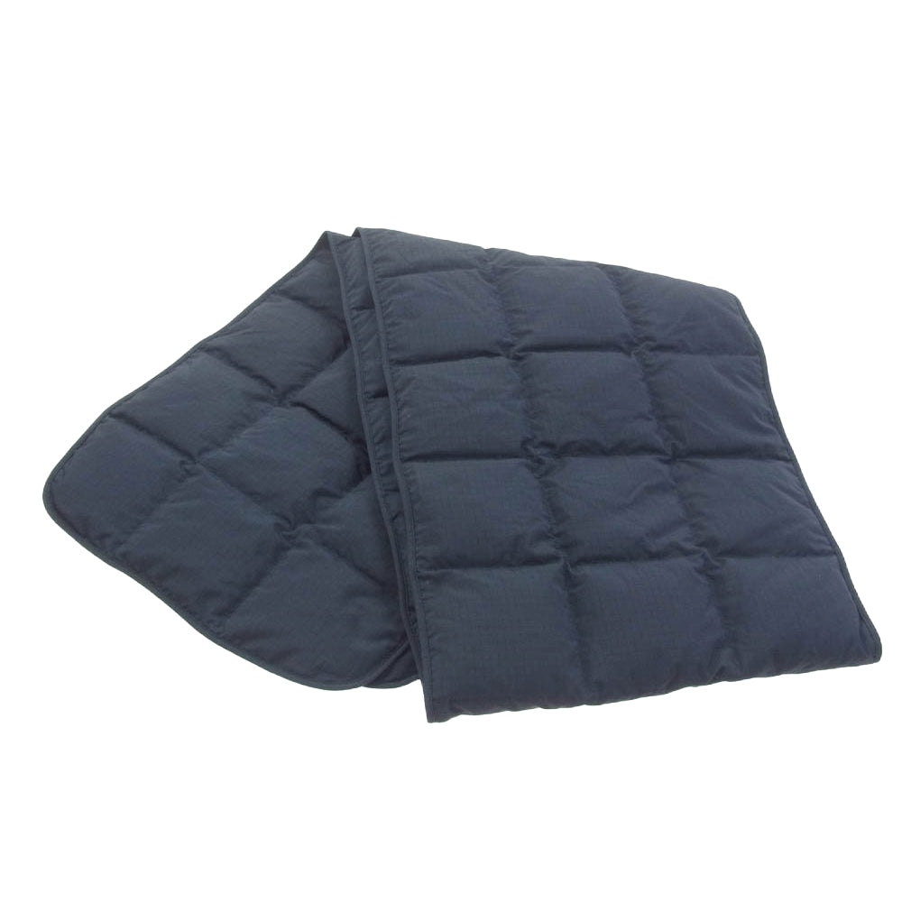 JIL SANDER+ ジルサンダープラス 21AW JPUT590094 キルティング ダウン スカーフ マフラー ネイビー系【中古】