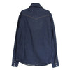 MAISON MARGIELA メゾンマルジェラ 22AW S50DL0522 S30815 1 10 ライン ワイドカラー 長袖 デニム シャツ インディゴブルー系 38【中古】