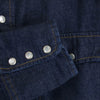 MAISON MARGIELA メゾンマルジェラ 22AW S50DL0522 S30815 1 10 ライン ワイドカラー 長袖 デニム シャツ インディゴブルー系 38【中古】
