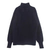 MAISON MARGIELA メゾンマルジェラ 21AW S50HA1029 S17835 スウェード エルボー パッチ ハイネック ウール ニット セーター ネイビー系 S【中古】