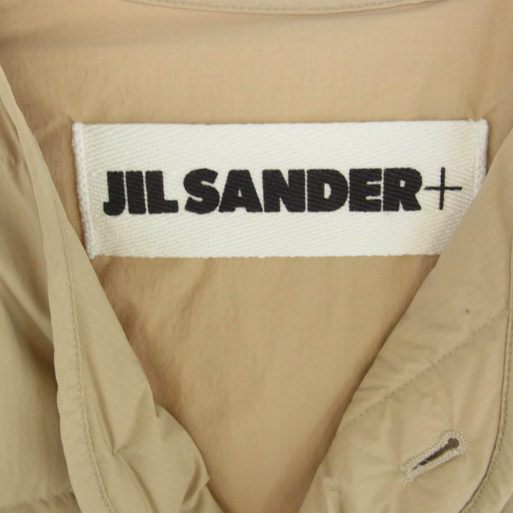 JIL SANDER+ ジルサンダープラス JPPS440394 キルティング ダウン ジャケット ベージュ系 38【中古】