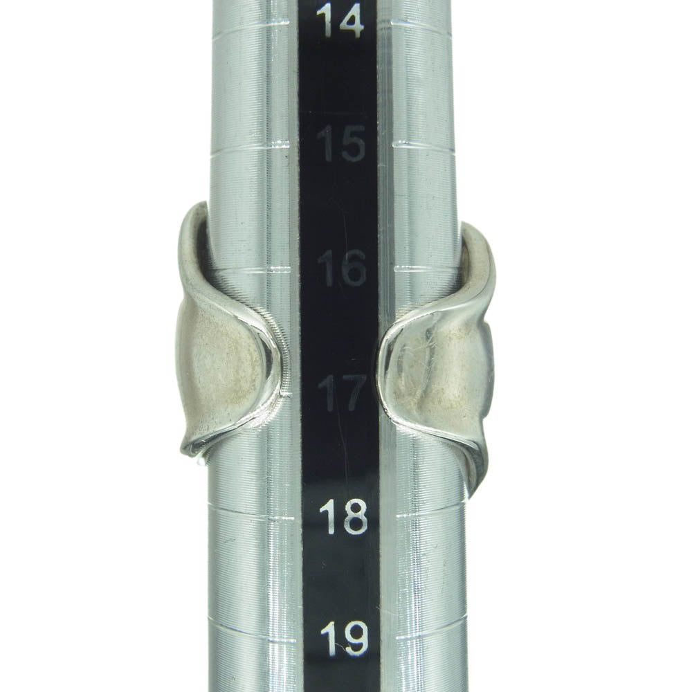 TIFFANY&Co. ティファニー シルバー ボーン リング シルバー系 17号【中古】