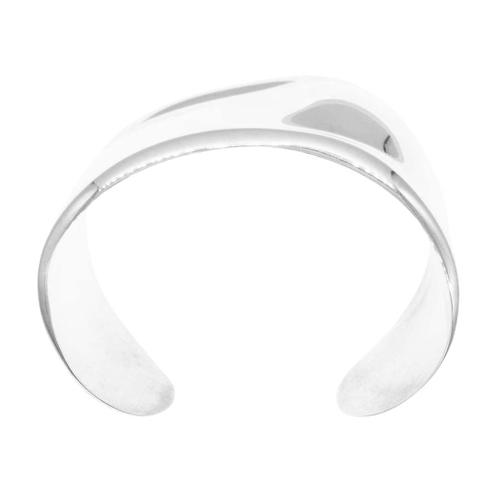 TIFFANY&Co. ティファニー ボーン カフ ミディアム ワイド シルバー バングル シルバー系【中古】