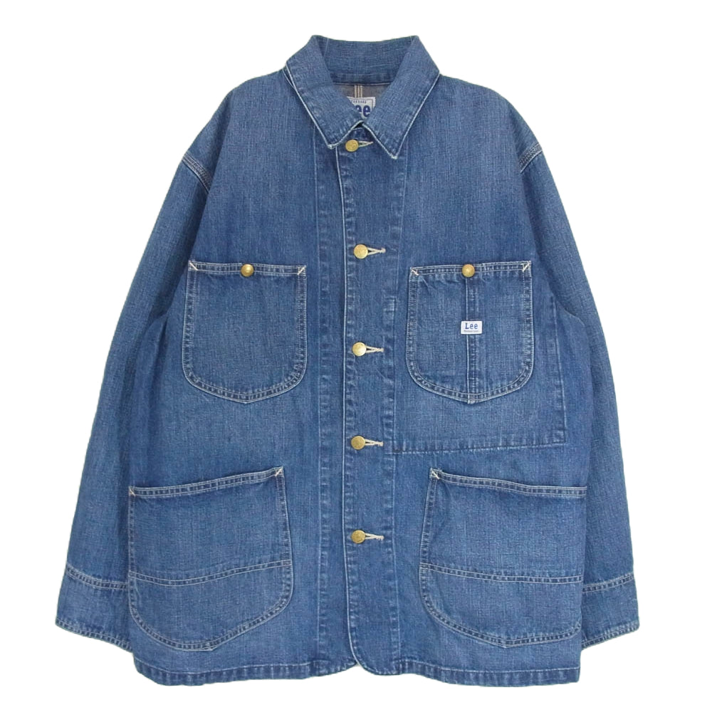 STANDARD CALIFORNIA スタンダードカリフォルニア × Lee リー SD Coverall Jacket Vintage Wash カバーオール ジャケット ビンテージ ヴィンテージ ウォッシュ インディゴブルー系 M【美品】【中古】