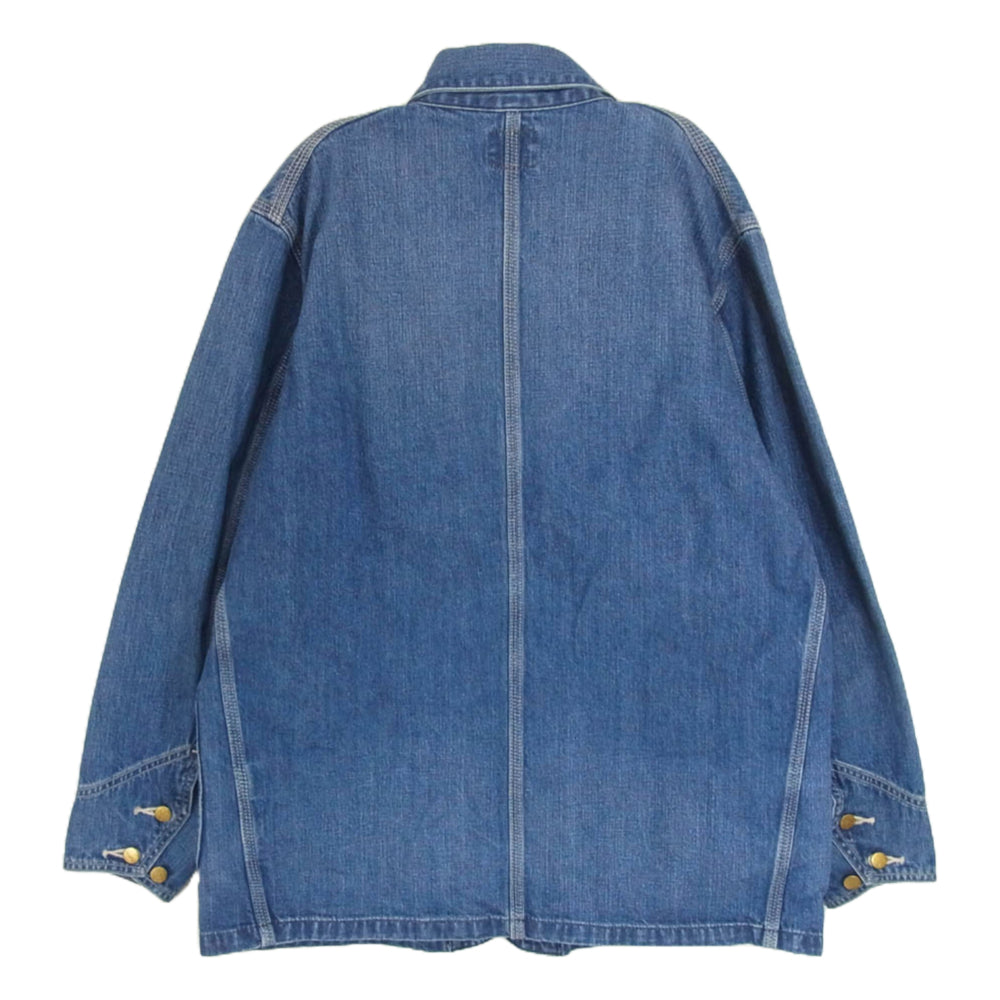 STANDARD CALIFORNIA スタンダードカリフォルニア × Lee リー SD Coverall Jacket Vintage Wash カバーオール ジャケット ビンテージ ヴィンテージ ウォッシュ インディゴブルー系 M【美品】【中古】