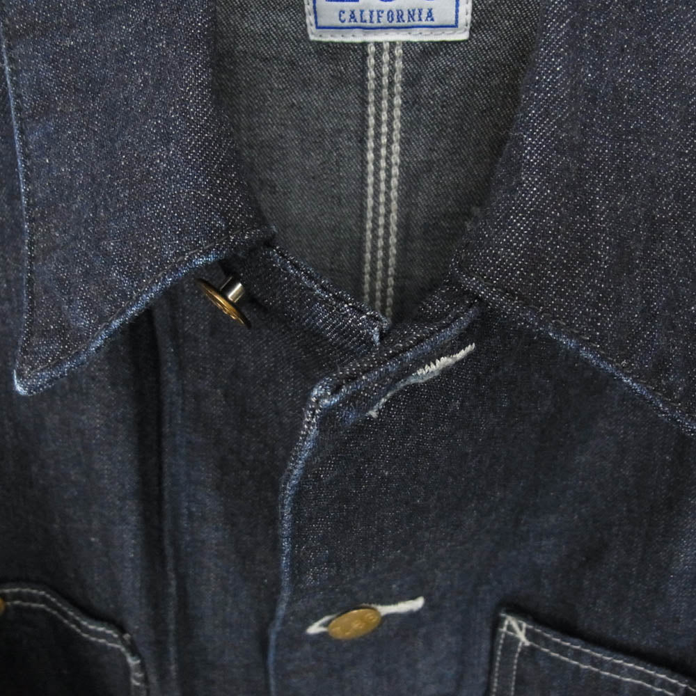 STANDARD CALIFORNIA スタンダードカリフォルニア × Lee リー SD Coverall Jacket Vintage Wash カバーオール ジャケット ビンテージ ヴィンテージ リミテッド ワンウォッシュ インディゴブルー系 M【美品】【中古】