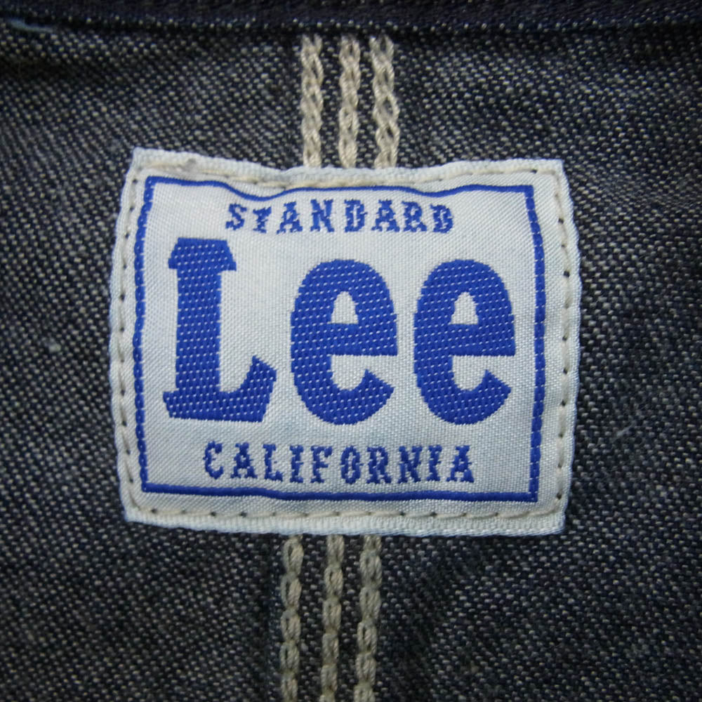 STANDARD CALIFORNIA スタンダードカリフォルニア × Lee リー SD Coverall Jacket Vintage Wash カバーオール ジャケット ビンテージ ヴィンテージ リミテッド ワンウォッシュ インディゴブルー系 M【美品】【中古】
