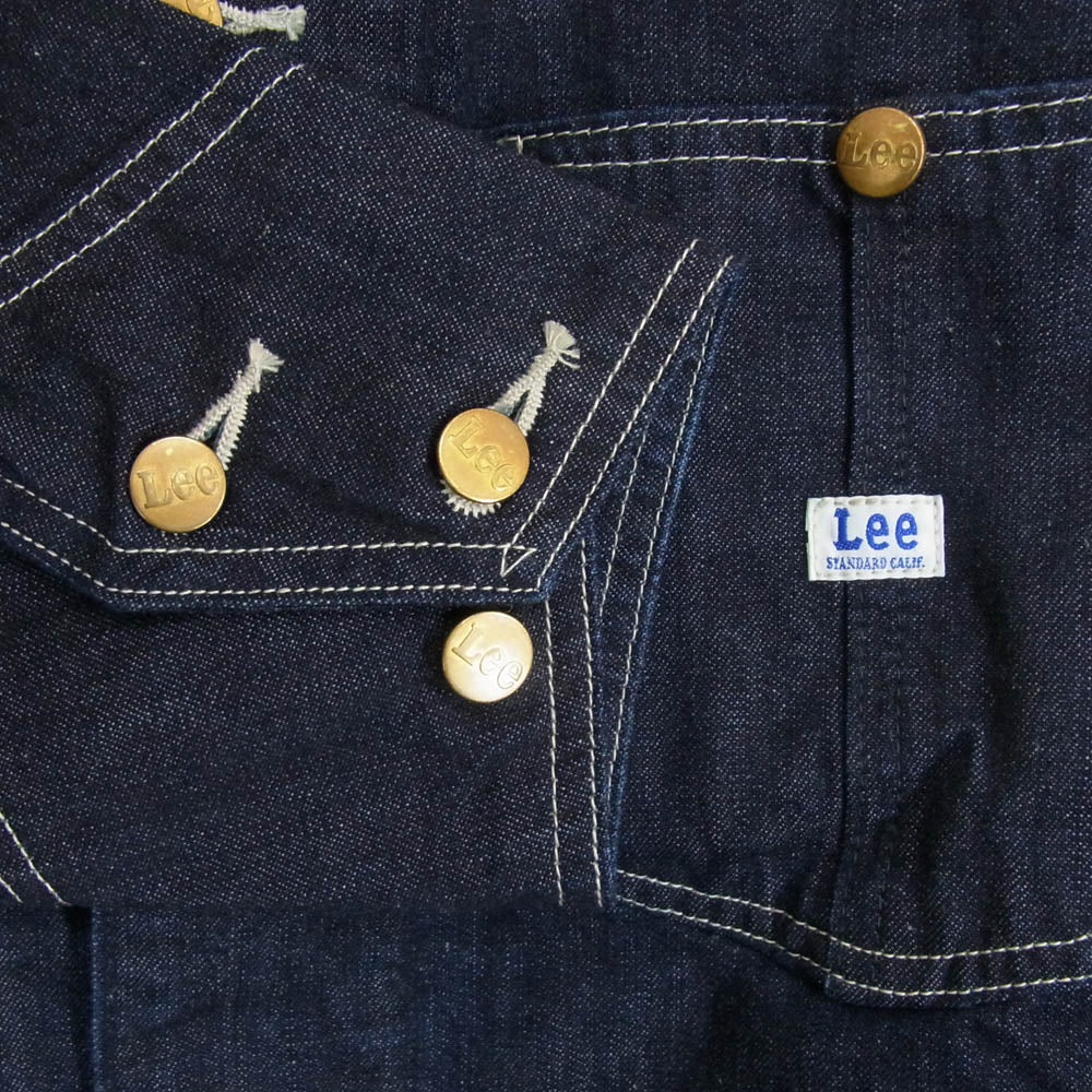 STANDARD CALIFORNIA スタンダードカリフォルニア × Lee リー SD Coverall Jacket Vintage Wash カバーオール ジャケット ビンテージ ヴィンテージ リミテッド ワンウォッシュ インディゴブルー系 M【美品】【中古】