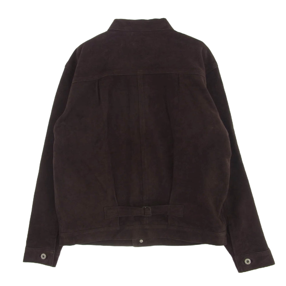 STANDARD CALIFORNIA スタンダードカリフォルニア SD Leather Jacket s996 レザー ジャケット ブラウン系 40【新古品】【未使用】【中古】