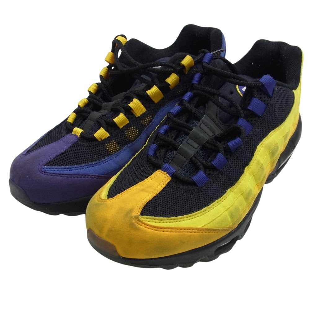 NIKE ナイキ CZ3624-001 Air Max 95 NRG Lebron Lakers エアマックス エナジー レブロン レイカーズ スニーカー イエロー系 ブラック系 パープル系 27.5cm【中古】