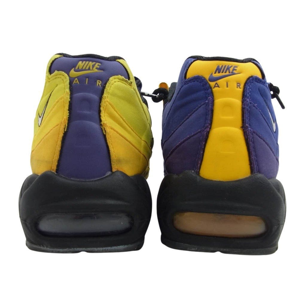 NIKE ナイキ CZ3624-001 Air Max 95 NRG Lebron Lakers エアマックス エナジー レブロン レイカーズ スニーカー イエロー系 ブラック系 パープル系 27.5cm【中古】