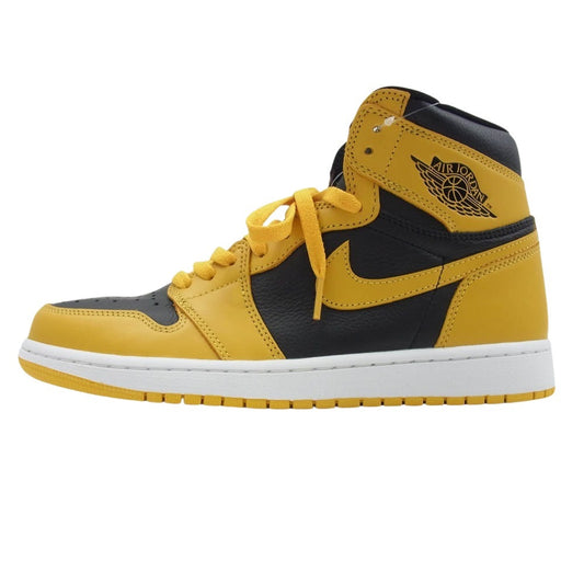 NIKE AIR JORDAN ナイキ ジョーダン 555088-701 Air Jordan 1 High OG Pollen AJ1 エアジョーダン ハイ パラン スニーカー ブラック系 イエロー系 27.5cm【新古品】【未使用】【中古】