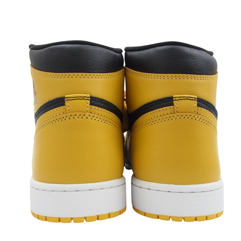 NIKE AIR JORDAN ナイキ ジョーダン 555088-701 Air Jordan 1 High OG Pollen AJ1 エアジョーダン ハイ パラン スニーカー ブラック系 イエロー系 27.5cm【新古品】【未使用】【中古】