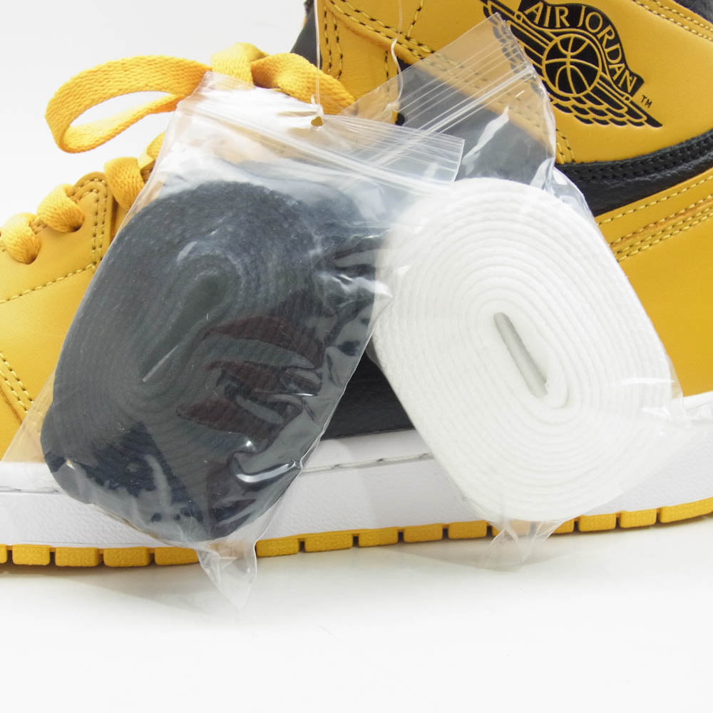 NIKE AIR JORDAN ナイキ ジョーダン 555088-701 Air Jordan 1 High OG Pollen AJ1 エアジョーダン ハイ パラン スニーカー ブラック系 イエロー系 27.5cm【新古品】【未使用】【中古】