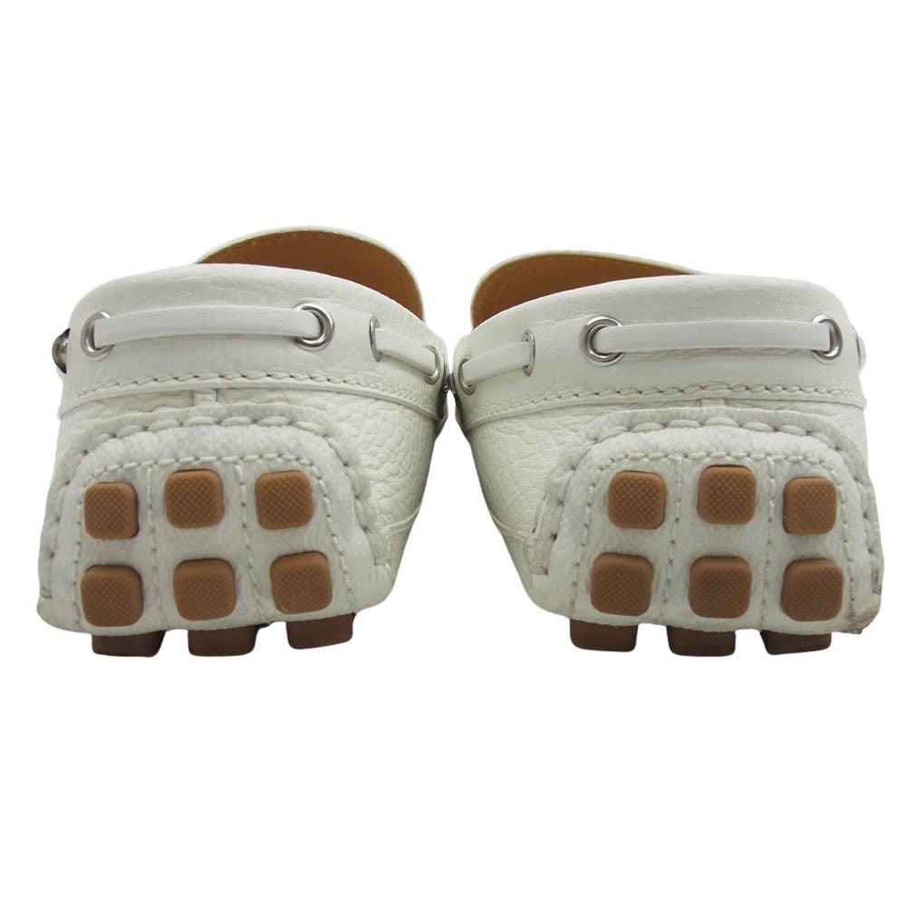 LOUIS VUITTON ルイ・ヴィトン ND1210 ドライビング モカシン シューズ オフホワイト系 8【中古】