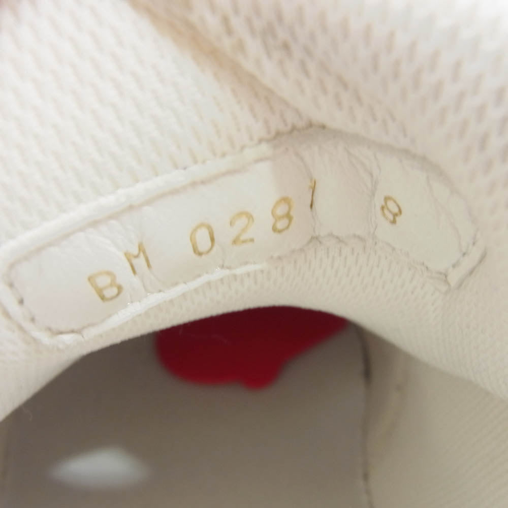 LOUIS VUITTON ルイ・ヴィトン 21SS 1A9JC3 × NIGO ニゴー ダック アヒル プリント LVトレイナー ライン スニーカー ホワイト ホワイト系 8【中古】