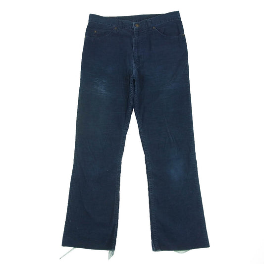 Levi's リーバイス 80s 白タブ 517 コーデュロイ パンツ ネイビー系 W33 L36【中古】