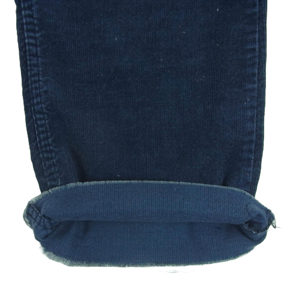 Levi's リーバイス 80s 白タブ 517 コーデュロイ パンツ ネイビー系 W33 L36【中古】