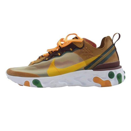 NIKE ナイキ CJ6897-113 REACT ELEMENT 87 ORANGE/GREEN リアクトエレメント 87 スニーカー 28cm【中古】