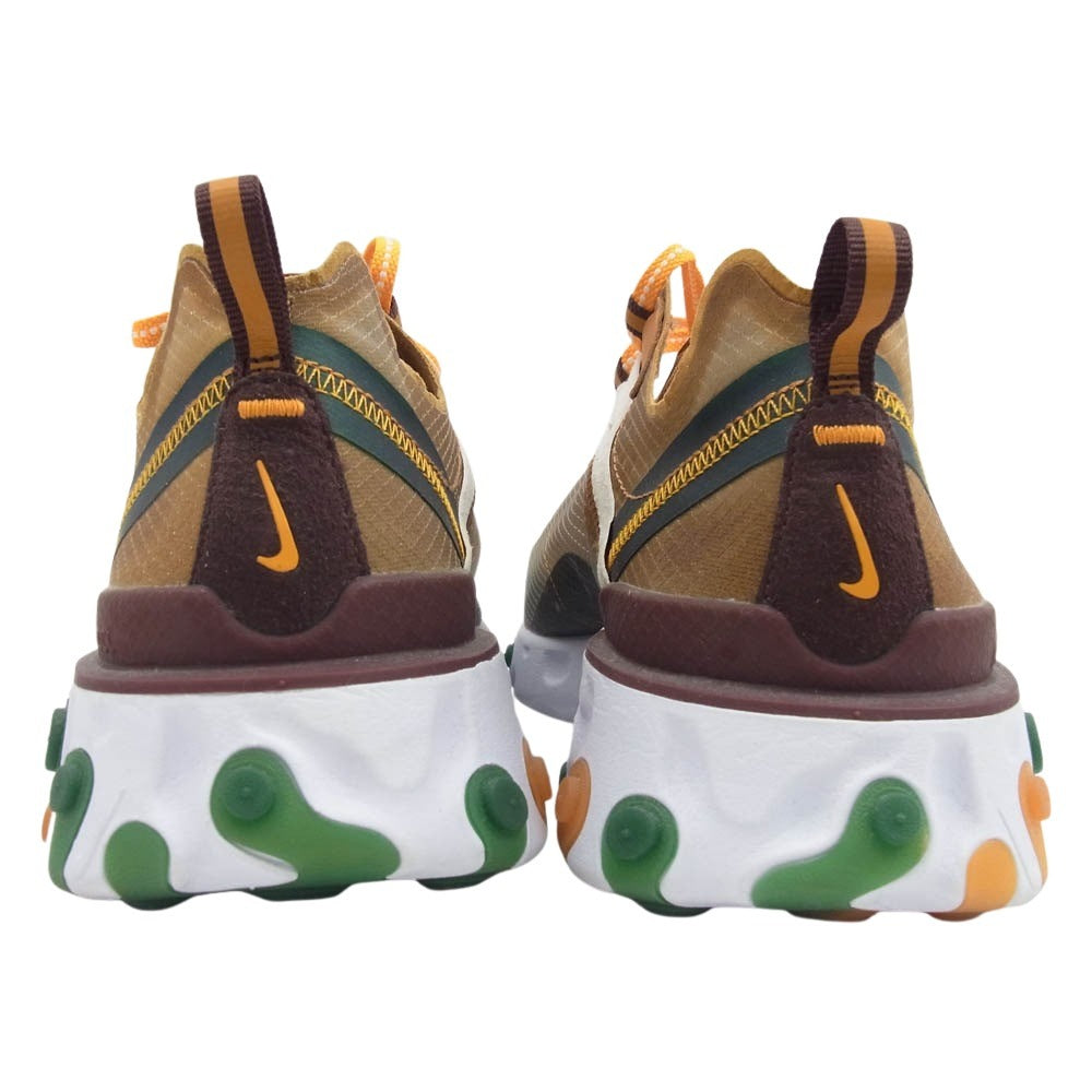 NIKE ナイキ CJ6897-113 REACT ELEMENT 87 ORANGE/GREEN リアクトエレメント 87 スニーカー 28cm【中古】