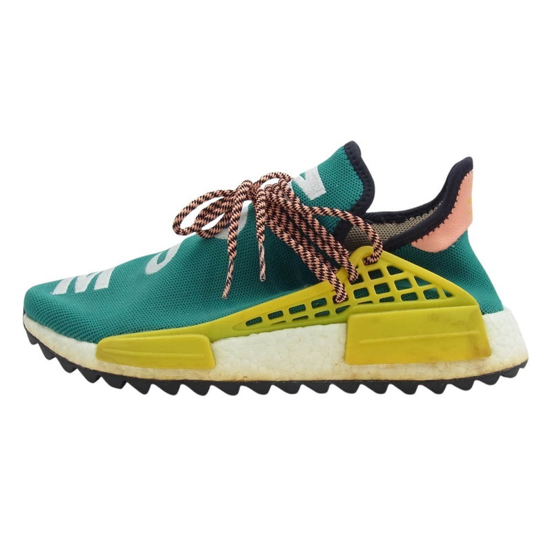 adidas アディダス AC7188 × PHARRELL WILLIAMS ファレル ウィリアムス NMD ヒューマン レース トレイル フー クラウズ スニーカー 27cm【中古】