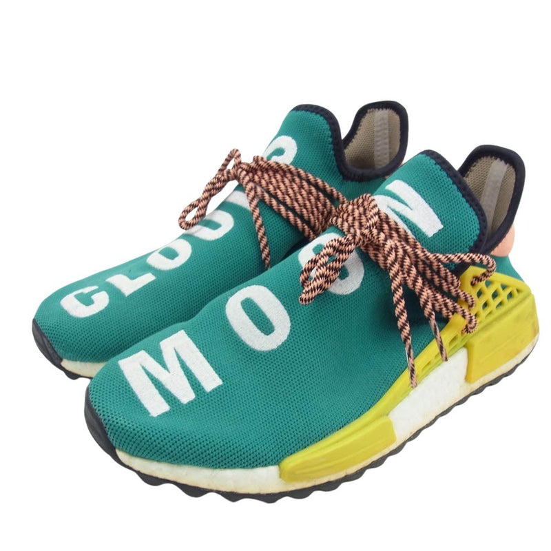 adidas アディダス AC7188 × PHARRELL WILLIAMS ファレル ウィリアムス NMD ヒューマン レース トレイル フー クラウズ スニーカー 27cm【中古】