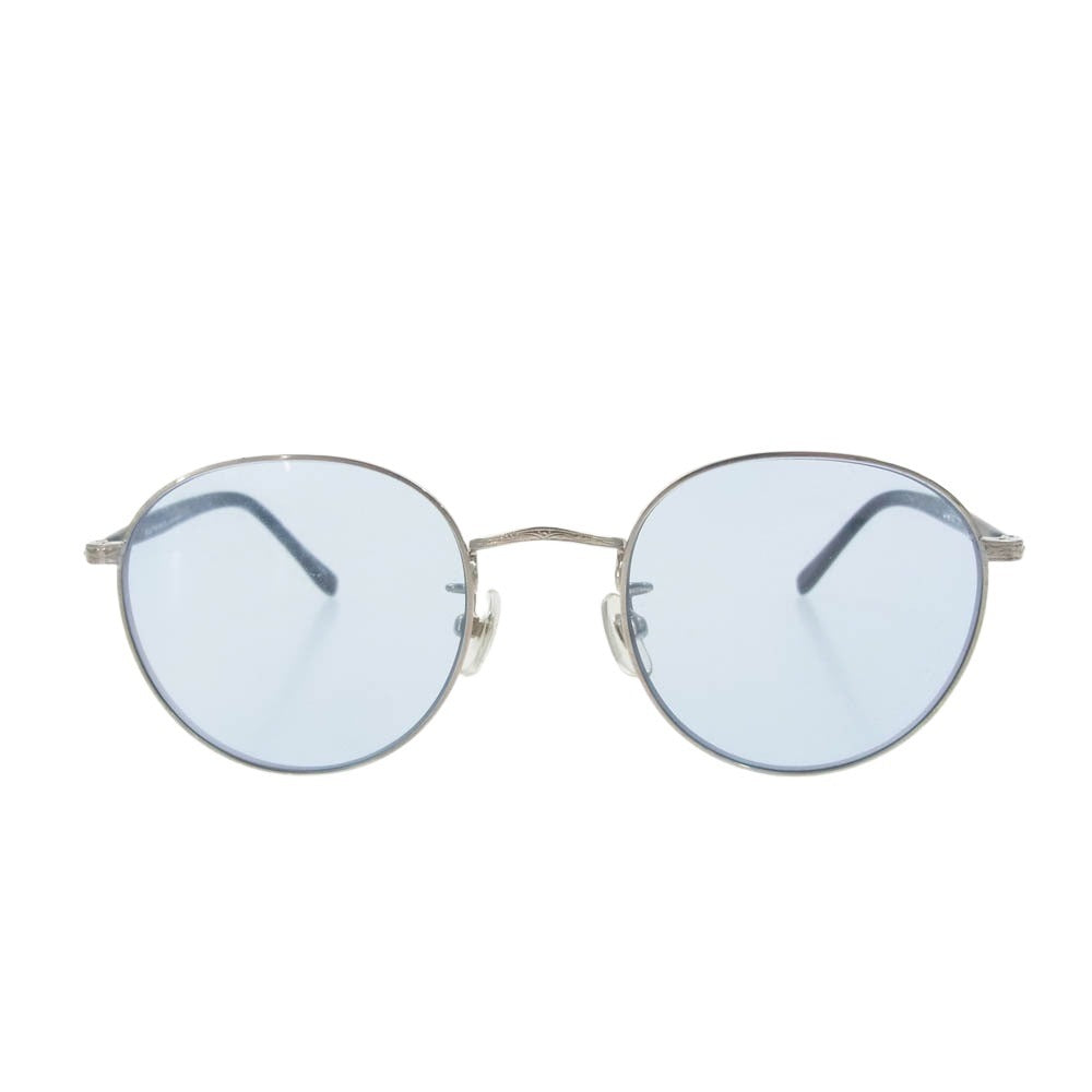 UNITED ARROWS ユナイテッドアローズ × KANEKO OPTICAL カネコオプティカル サングラス アイウェア フレーム：シルバー系、ブラック系　レンズ：ブルー系【中古】