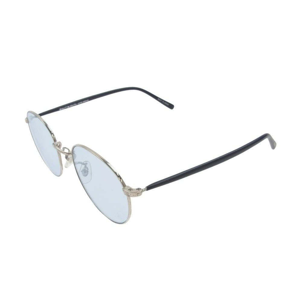 UNITED ARROWS ユナイテッドアローズ × KANEKO OPTICAL カネコオプティカル サングラス アイウェア フレーム：シルバー系、ブラック系　レンズ：ブルー系【中古】