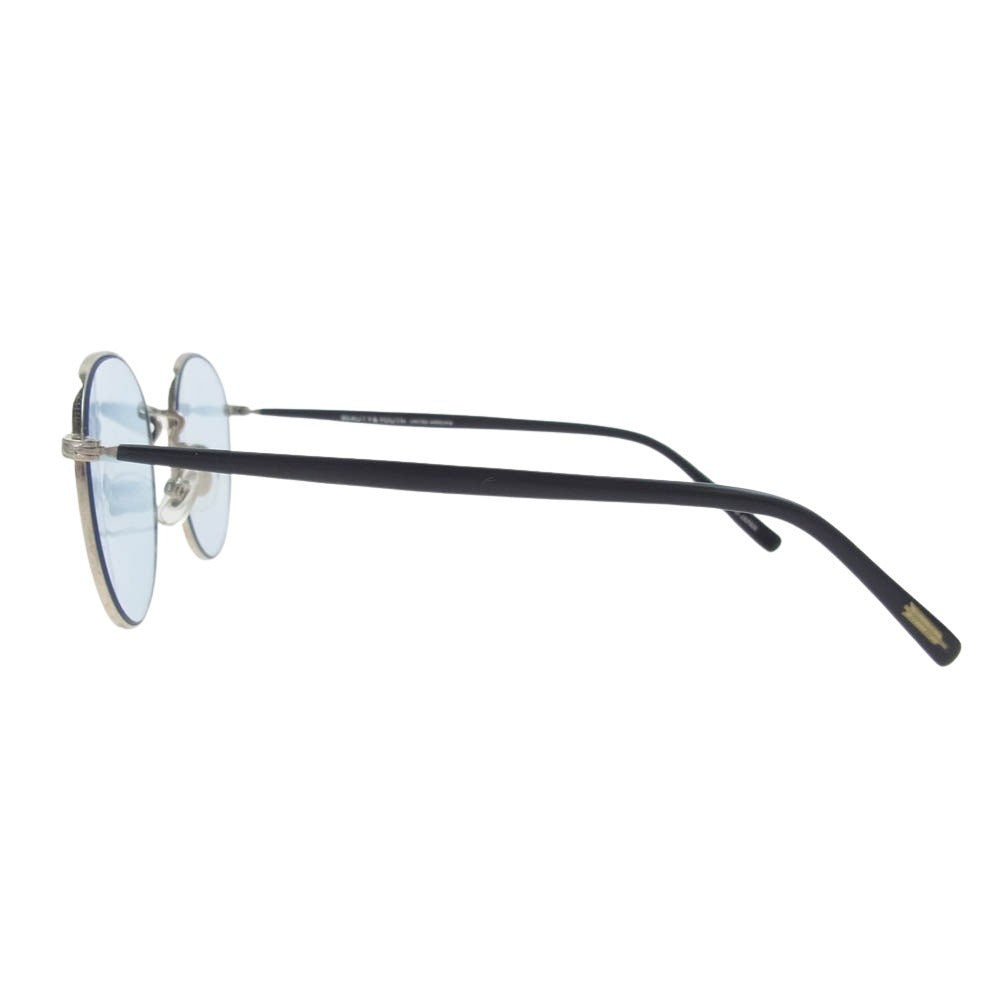UNITED ARROWS ユナイテッドアローズ × KANEKO OPTICAL カネコオプティカル サングラス アイウェア フレーム：シルバー系、ブラック系　レンズ：ブルー系【中古】