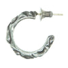 CHROME HEARTS クロムハーツ（原本無） HOOP SCROOL 1 スクロール フープ ピアス シルバー系【中古】