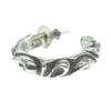 CHROME HEARTS クロムハーツ（原本無） HOOP SCROOL 1 スクロール フープ ピアス シルバー系【中古】