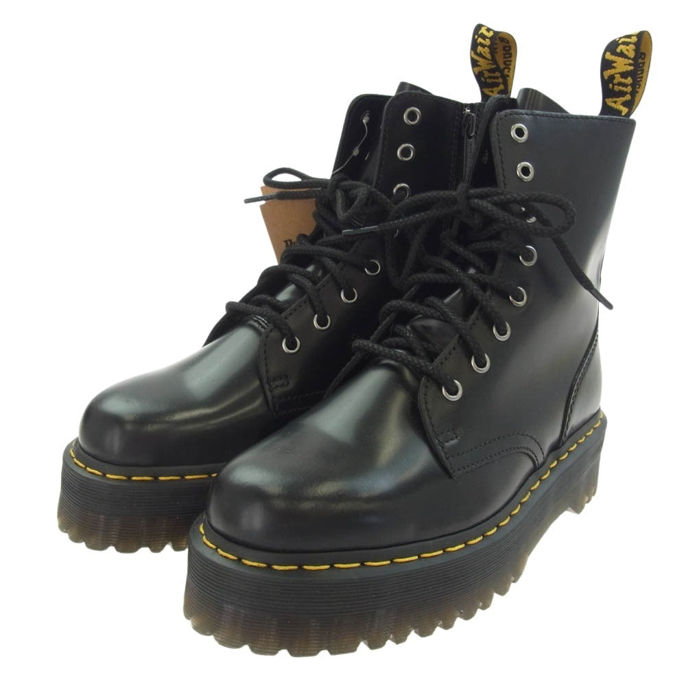 Dr.Martens ドクターマーチン AW006 8 HOLE レースアップ ブーツ ブラック系 US8【極上美品】【中古】