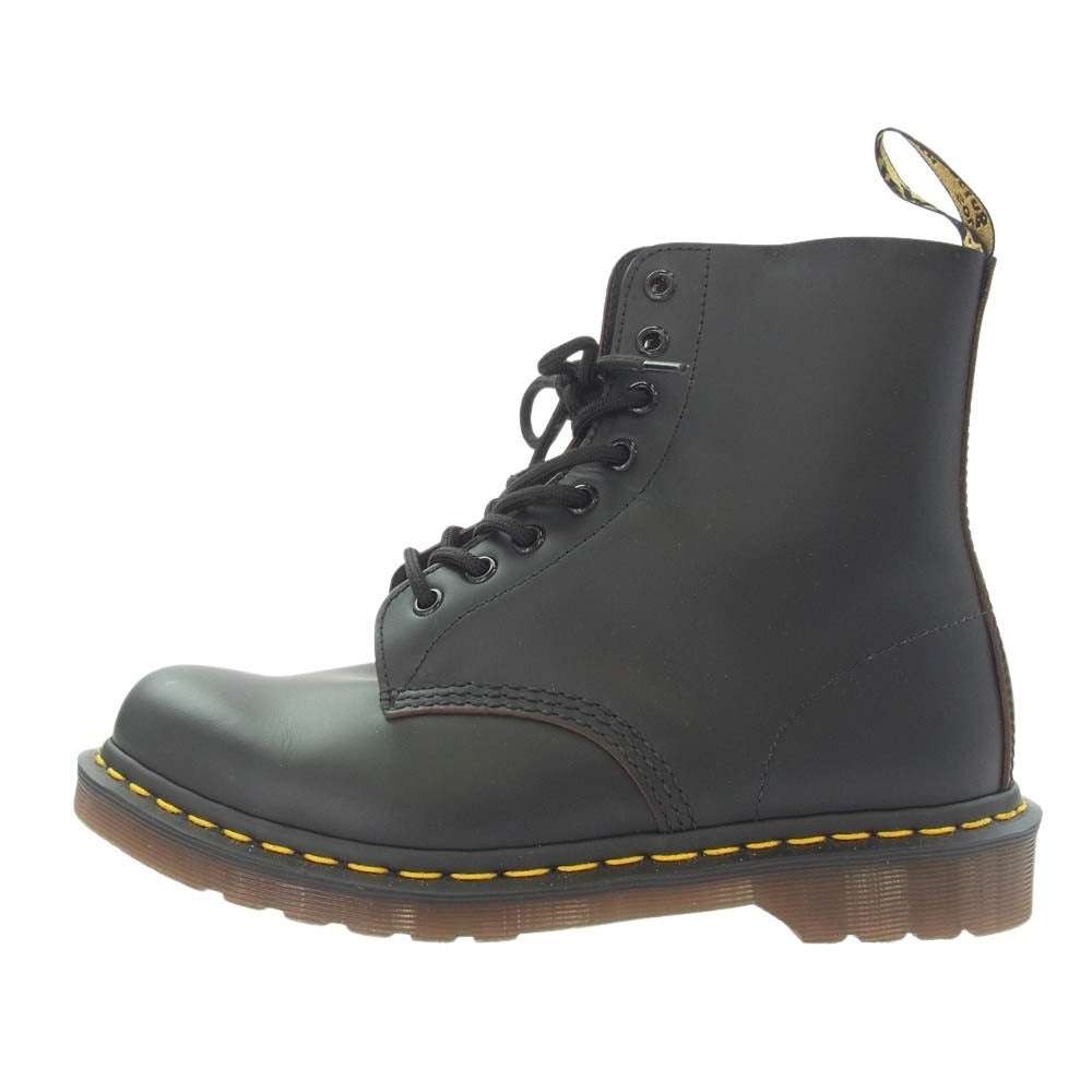 Dr.Martens ドクターマーチン 英国製 VINTAGE MIE 1460 8 ホール ブーツ ブラック系 US9【美品】【中古】