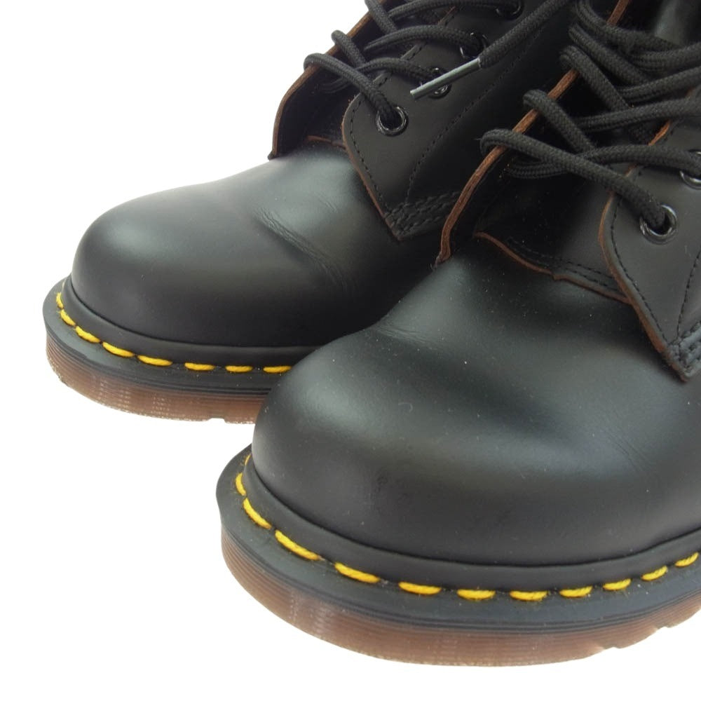 Dr.Martens ドクターマーチン 英国製 VINTAGE MIE 1460 8 ホール ブーツ ブラック系 US9【美品】【中古】