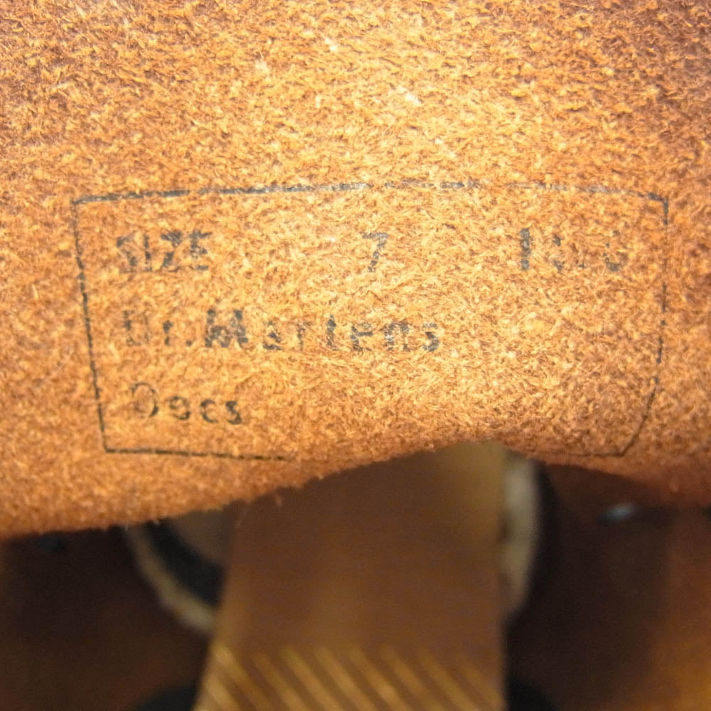 Dr.Martens ドクターマーチン 英国製 VINTAGE MIE 1460 8 ホール ブーツ ブラック系 US9【美品】【中古】