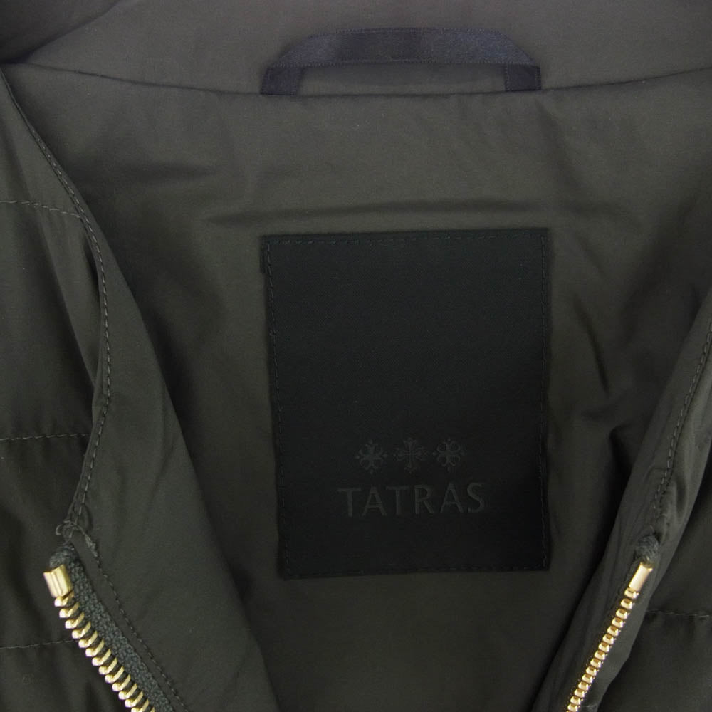 TATRAS タトラス LTAT23A4885-D NOKO ノコ ノーカラー ダウン ジャケット グレー系 03【新古品】【未使用】【中古】