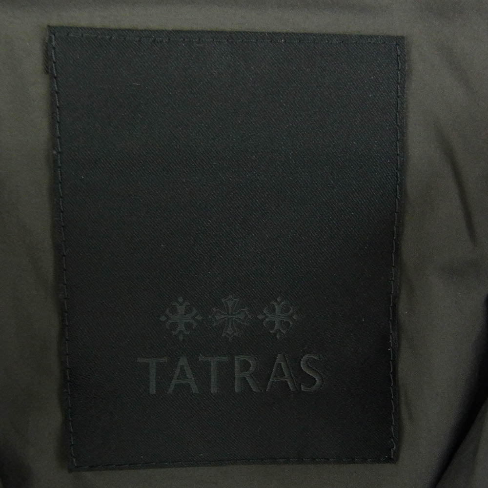 TATRAS タトラス LTAT23A4885-D NOKO ノコ ノーカラー ダウン ジャケット グレー系 03【新古品】【未使用】【中古】
