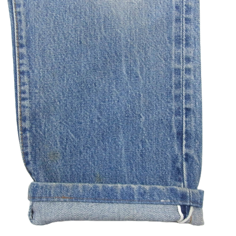 Levi's リーバイス 80s USA製 501 赤耳 レッドライン ストレート デニム パンツ ボタンフライ スモールE ボタン裏刻印524 インディゴブルー系 30【中古】