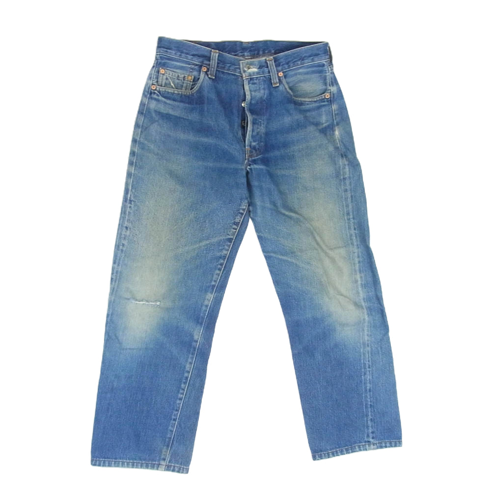 Levi's リーバイス 00s バレンシア製 USA製 501XX ストレート デニム パンツ インディゴ ボタンフライ ボタン裏刻印555 インディゴブルー系 31【中古】