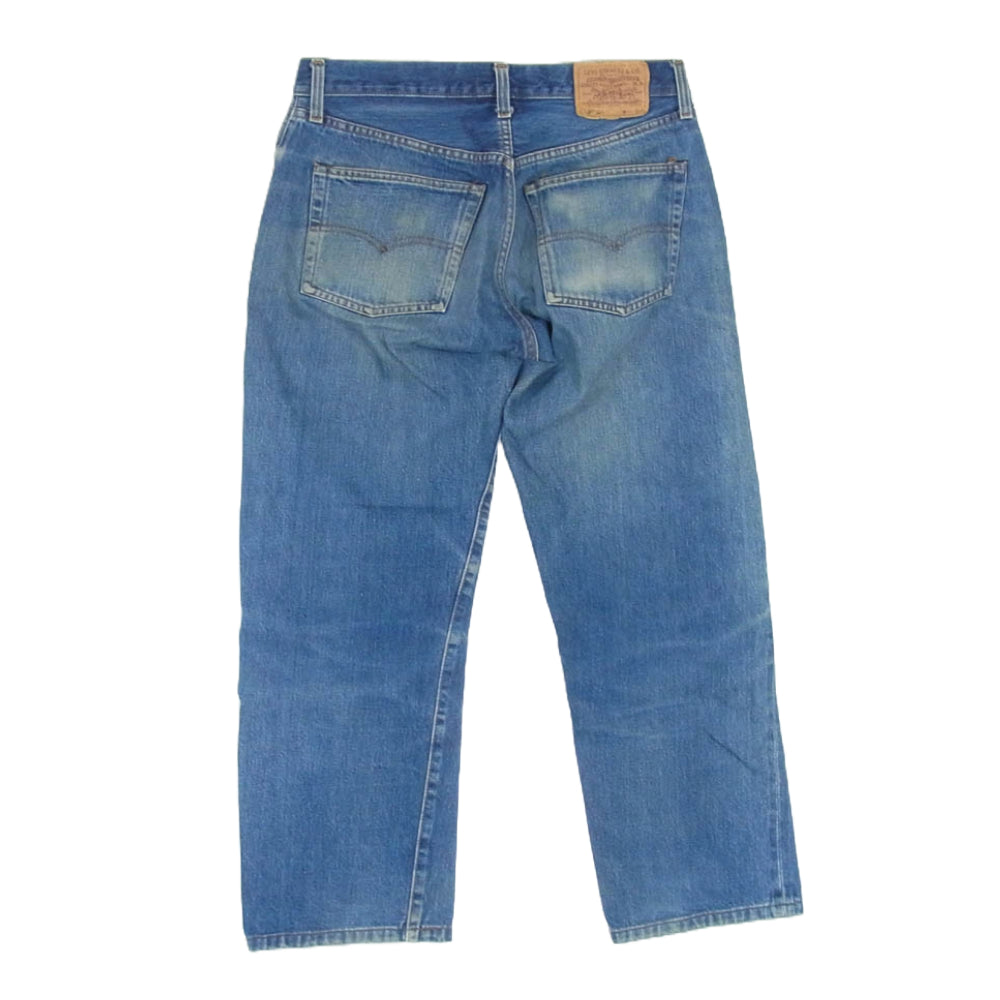 Levi's リーバイス 00s バレンシア製 USA製 501XX ストレート デニム パンツ インディゴ ボタンフライ ボタン裏刻印555 インディゴブルー系 31【中古】