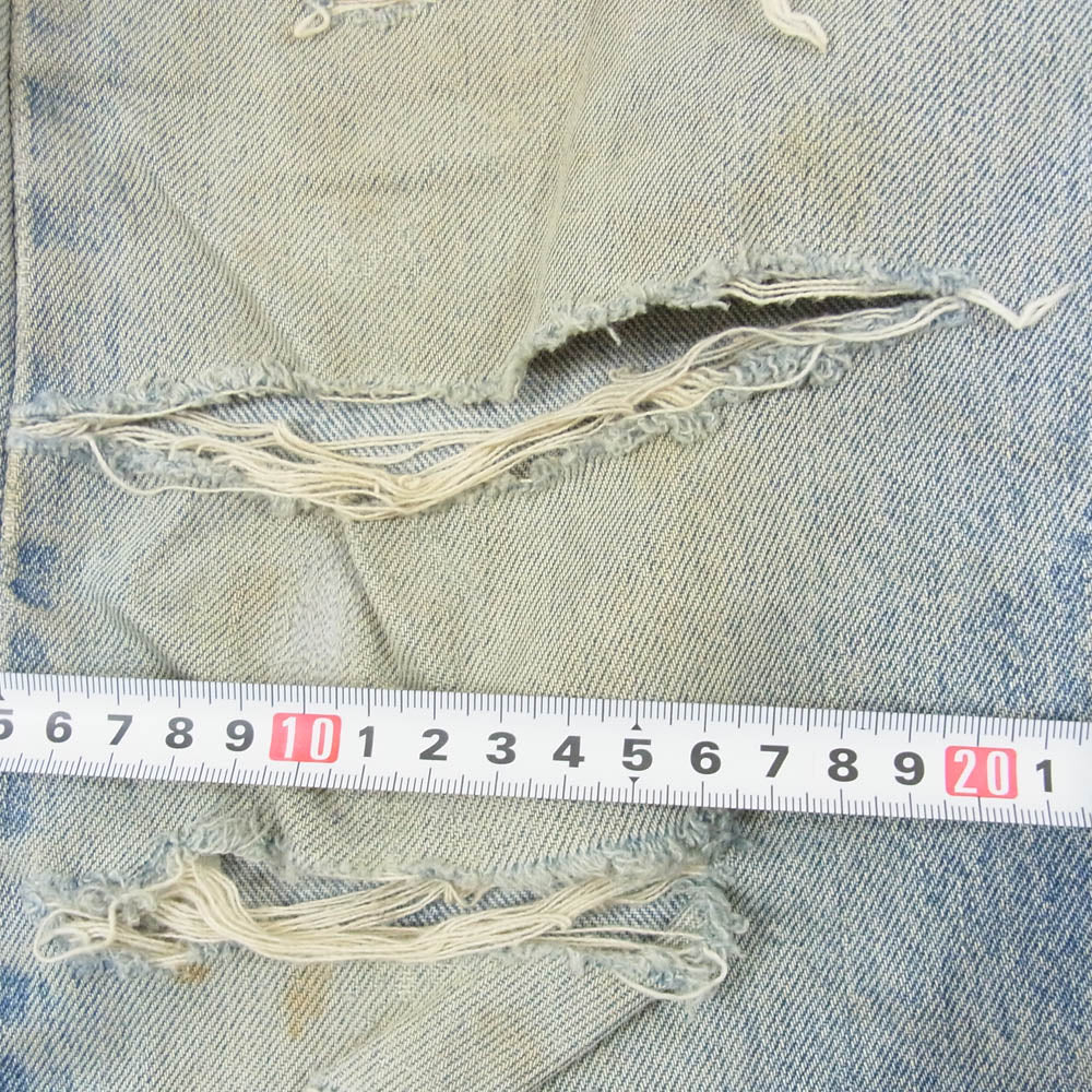 Levi's リーバイス 501 ボタン裏刻印524 赤耳 デニム パンツ インディゴブルー系 サイズ表記無【中古】