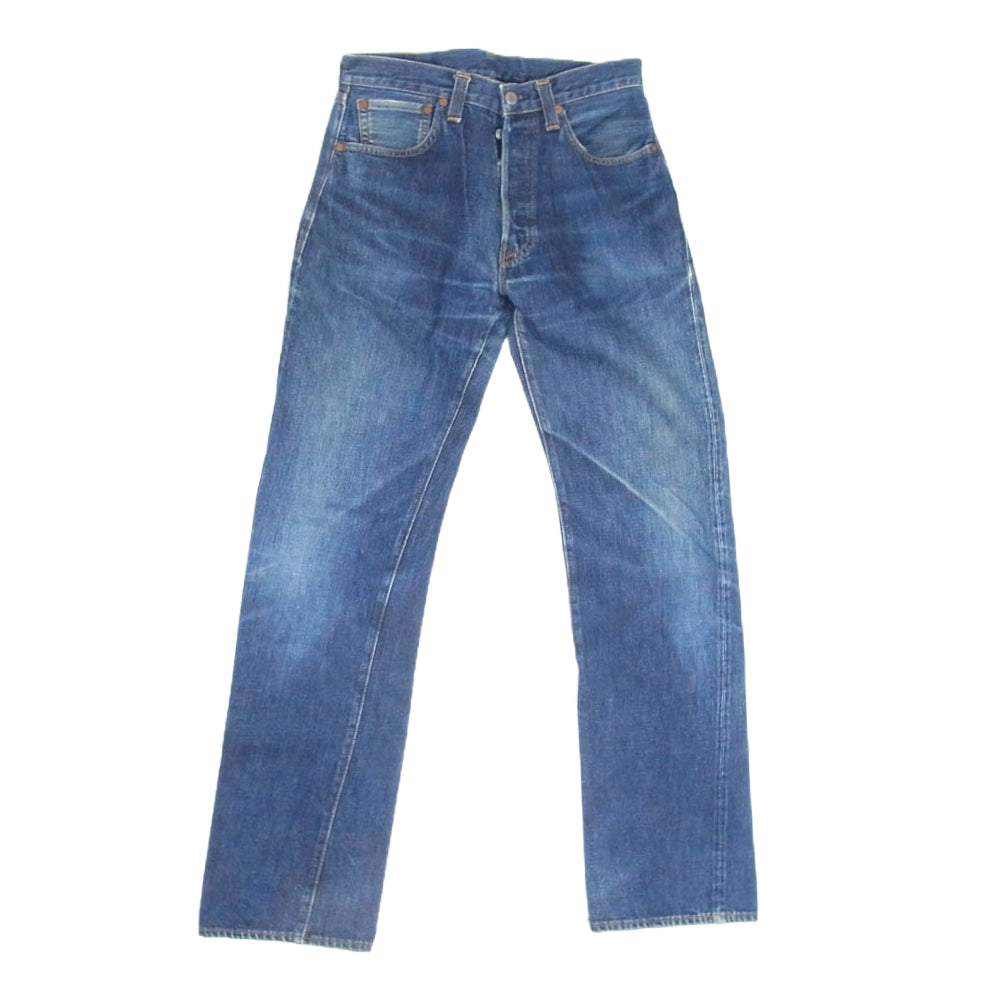 Levi's リーバイス 90s バレンシア製 USA製 501XX ストレート デニム パンツ インディゴ ボタンフライ BIG E ボタン裏刻印555 インディゴブルー系 33【中古】