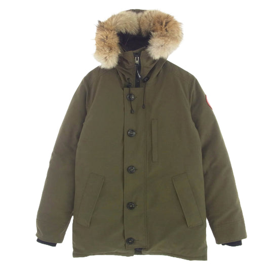 CANADA GOOSE カナダグース 3426MA サザビーリーグタグ CHATEAU PARKA FUSION FIT シャトー ダウン ジャケット フュージョン フィット カーキ系 M【中古】
