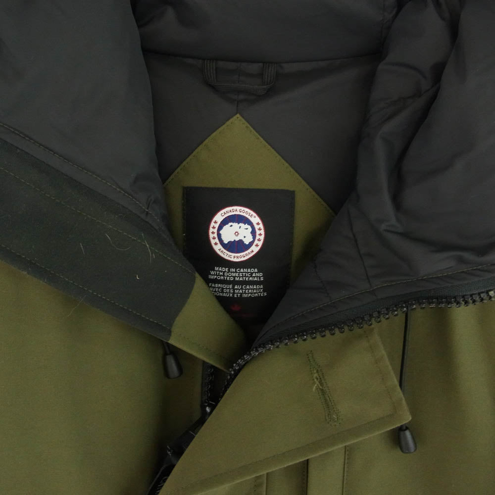 CANADA GOOSE カナダグース 3426MA サザビーリーグタグ CHATEAU PARKA FUSION FIT シャトー ダウン ジャケット フュージョン フィット カーキ系 M【中古】