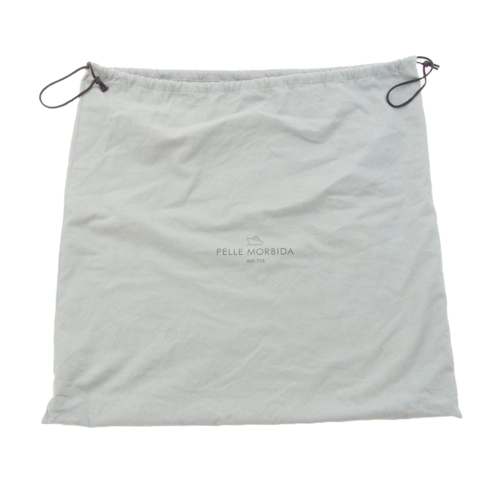 PELLE MORBIDA ペッレモルビダ CA014A Capitano キャピターノブリーフケース ビジネスバッグ ネイビー系【中古】